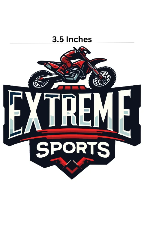 Extreme Sports Universal Sticker | Printed In Premium Gloss Vinyl With FPF(Fade Protection Film), Water Proof, Precut Sticker, Pack Of 1